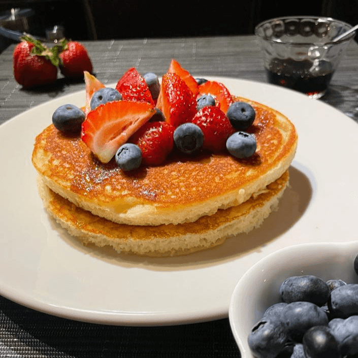 Hotcakes con Blue Berry