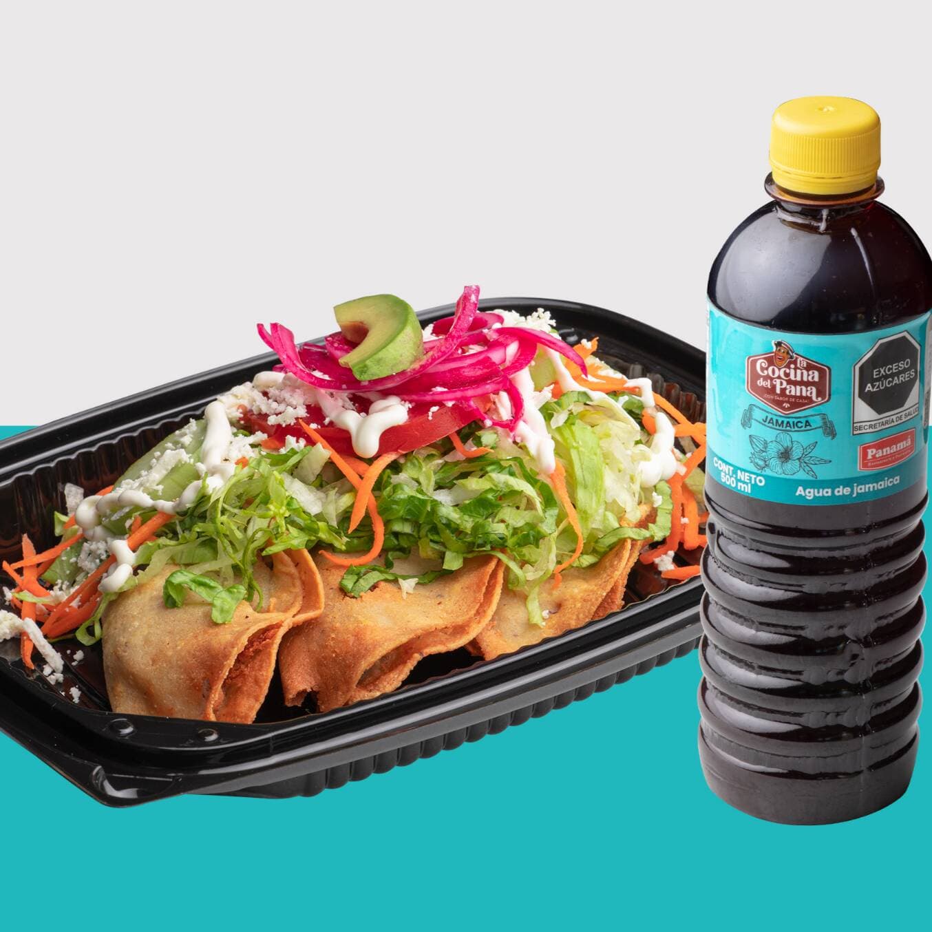 Combo Tacos Dorados + Agua fresca