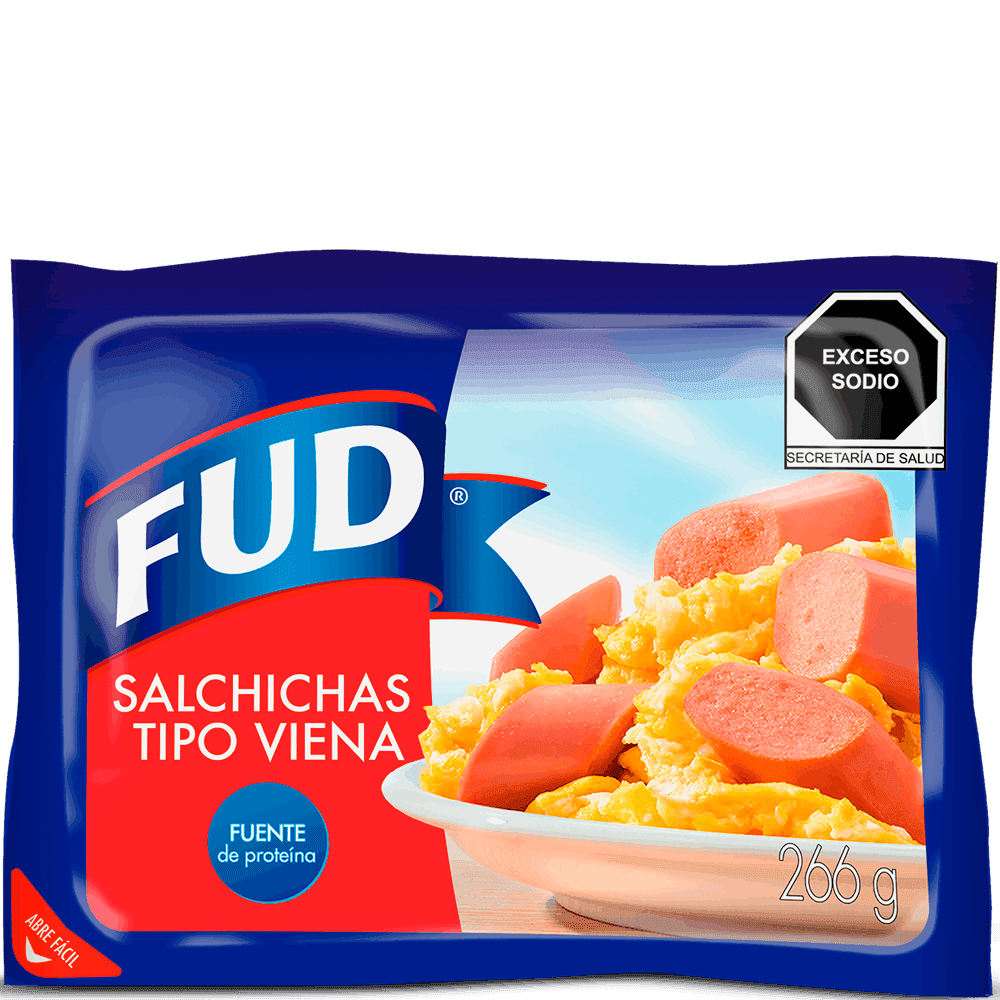 SALCHICHAS ESTILO VIENA FUD 266G