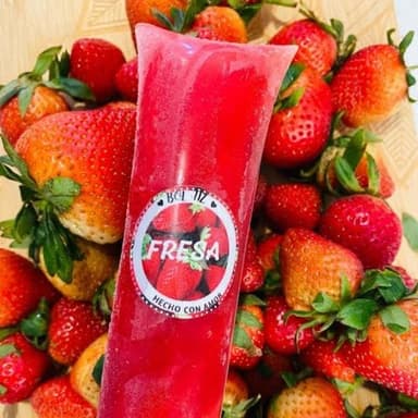 Hielitos de fresa natural