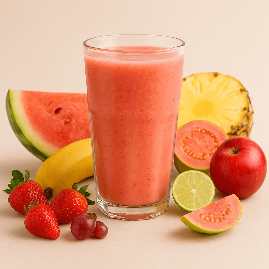 Agua con tus Frutas Favoritas.