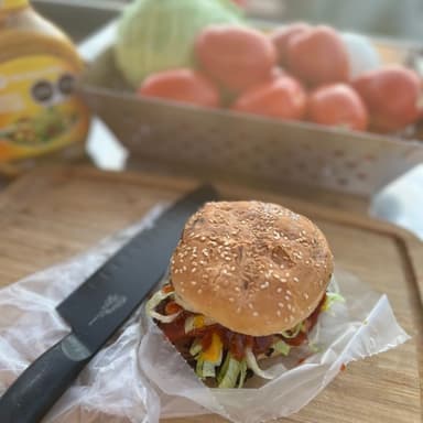 Hamburguesa Queso Piña
