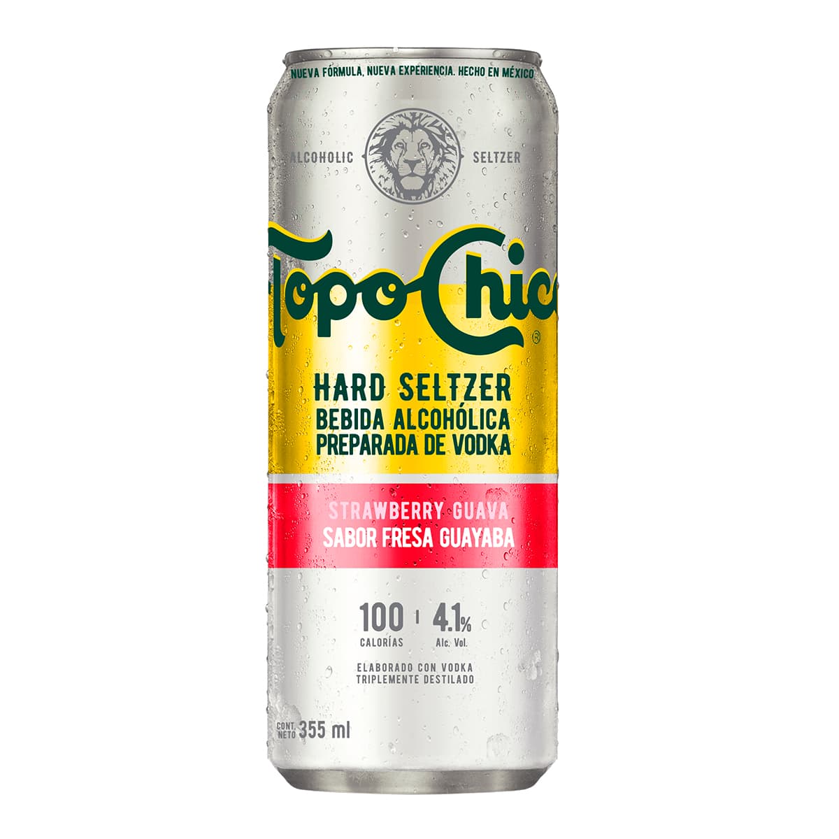 Topo Chico Hard Seltzer Fresa Guava Lata 355 ml