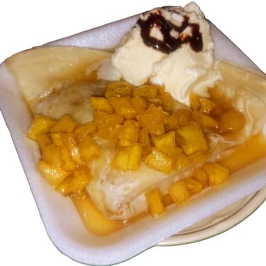 CREPA DE MANZANA Y HELADO 1 PIEZA