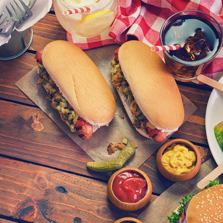 Samdwich +francesas+gaseosas