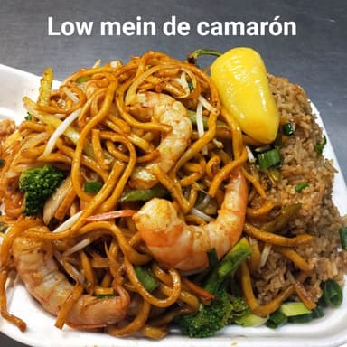 Lonche 13 Low Mein de Camaron