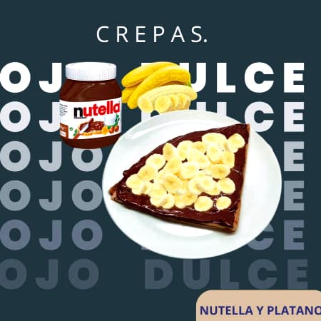 Crepa de Nutella y Plátano