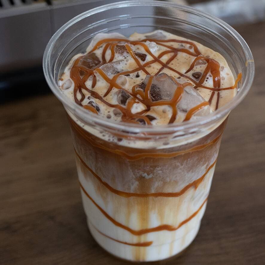 Iced Salted Caramel Macchiato