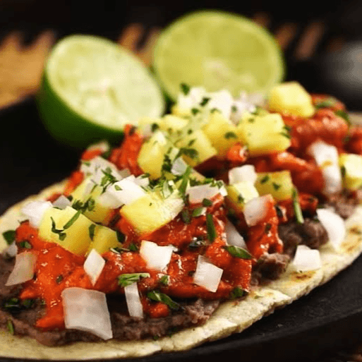 Huarache de Cecina Enchilada