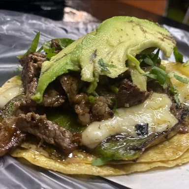 Taco de chile california asada
