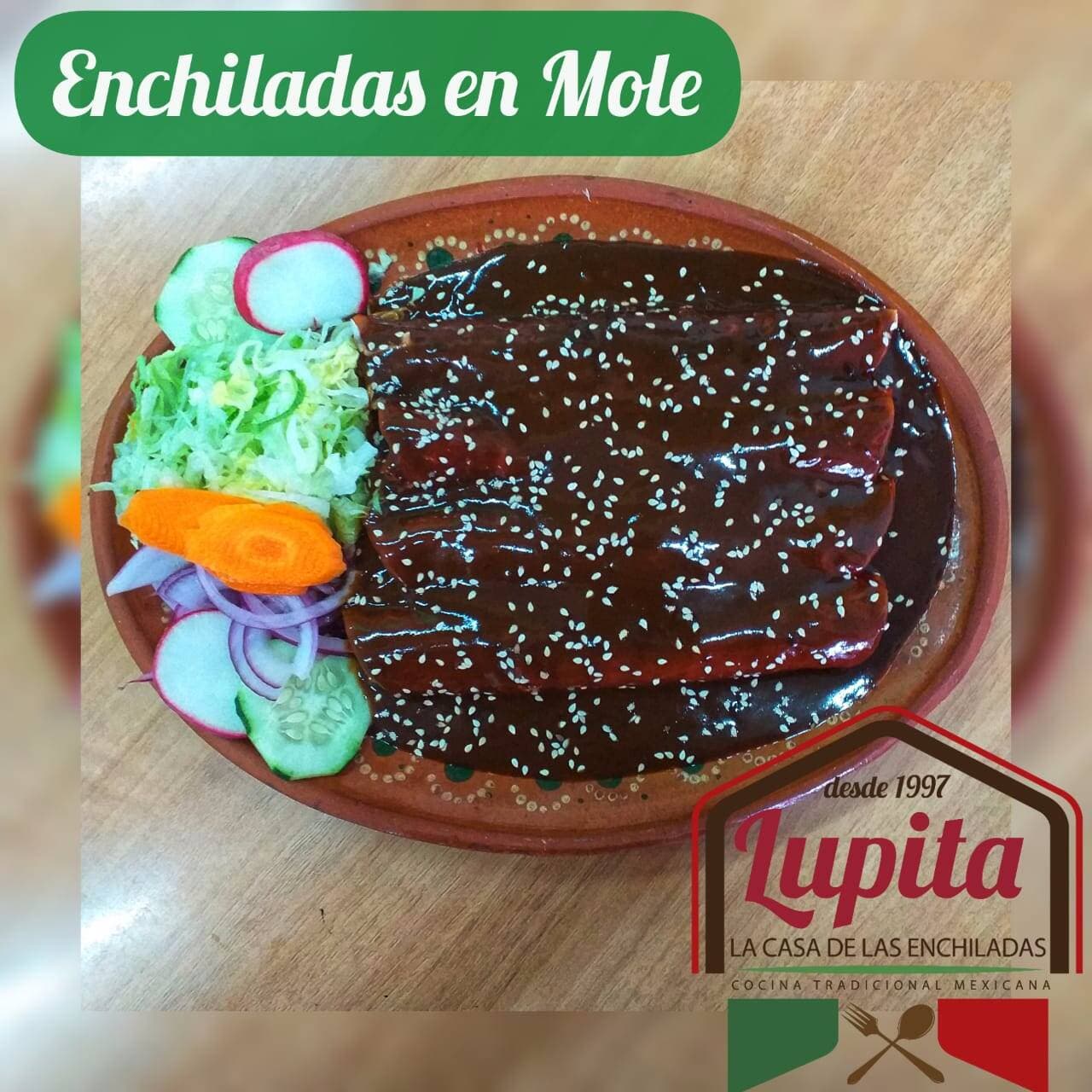 Enchiladas en Mole Dulce