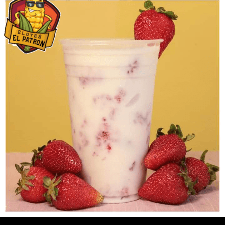 FRESAS NATURALES CON CREMA