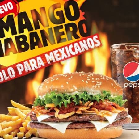 Hamburguesa Mango Habanero