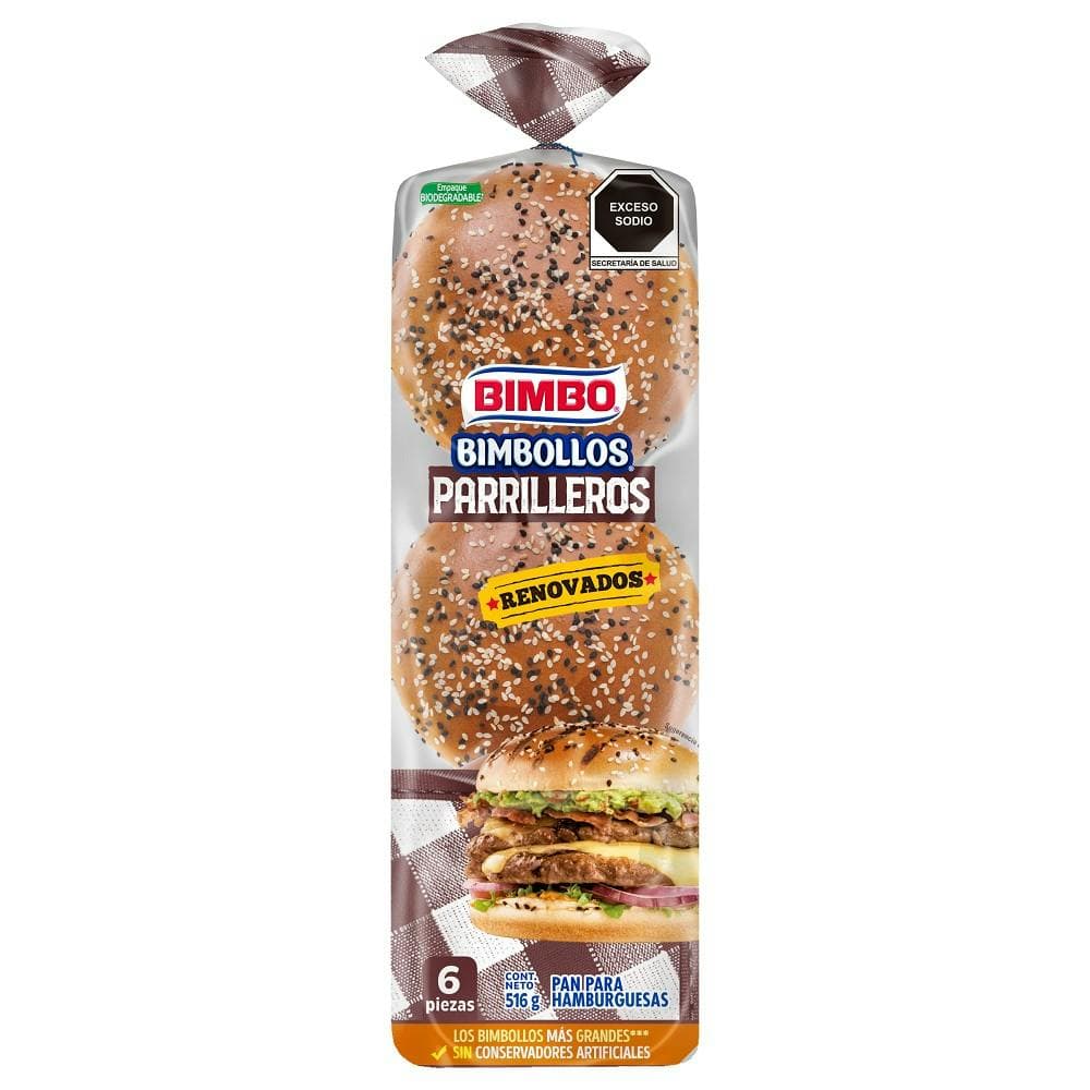 Bimbollos Parrilleros 6pz 516g