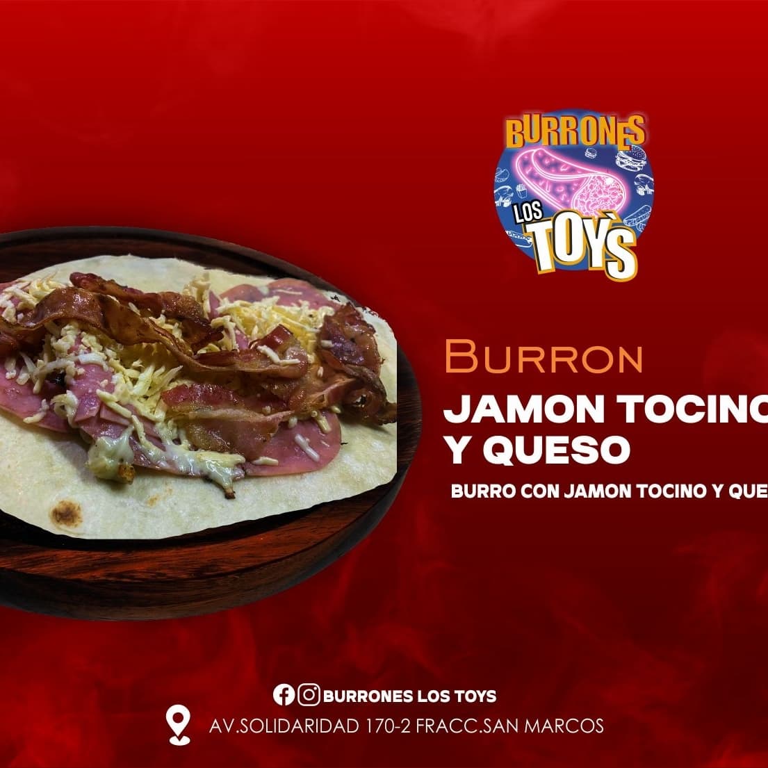 Jamón, Tocino y Queso