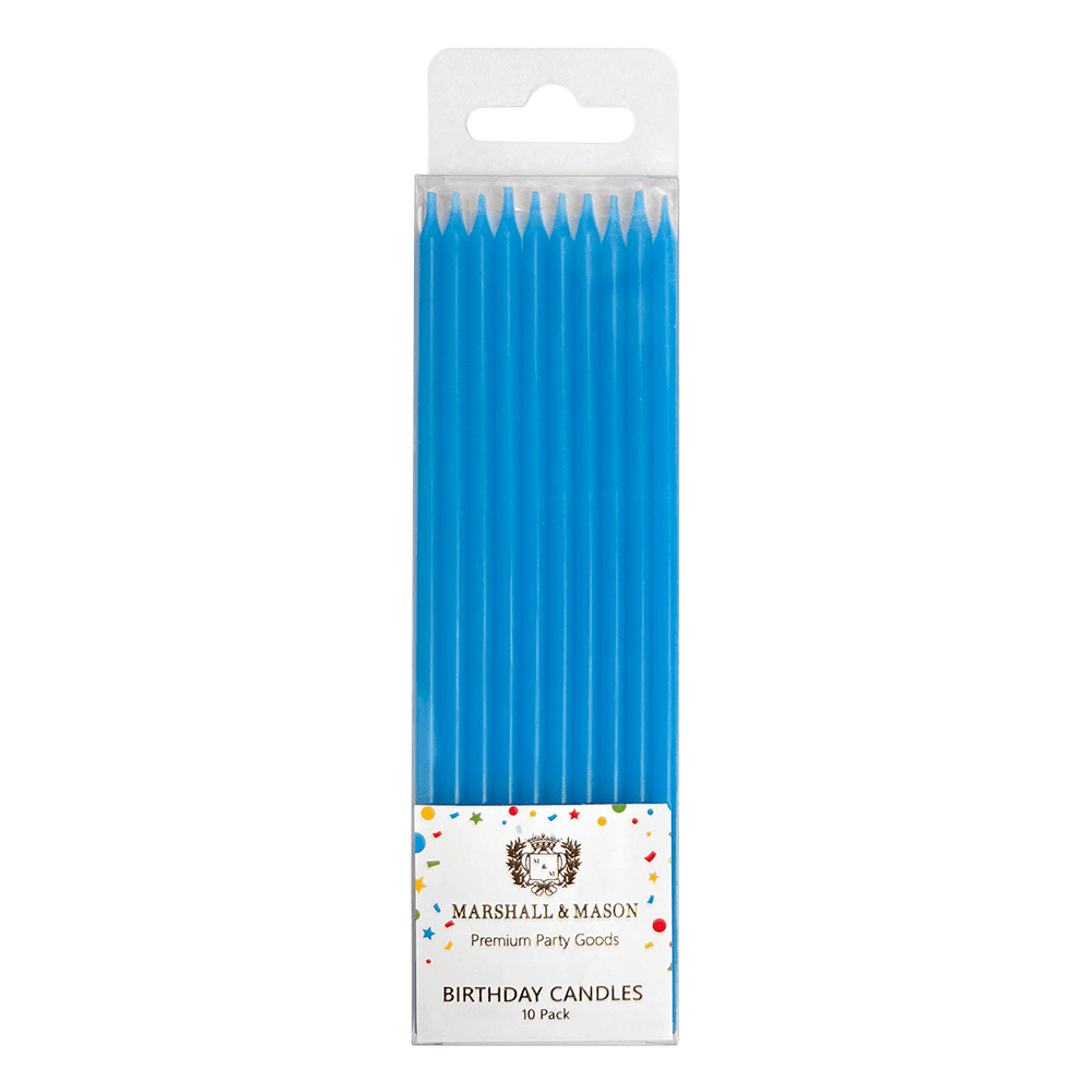 Velas Delgadas Turquesa
