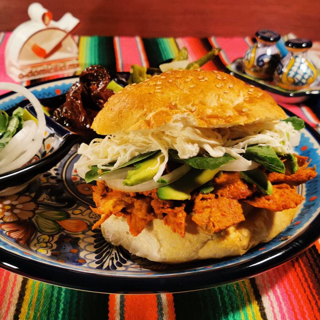 Cemita de Carne al Pastor