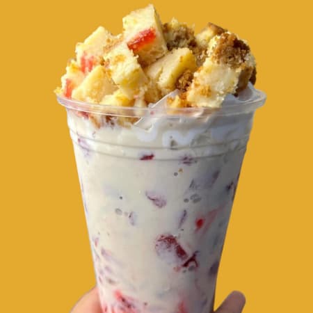 Fresas con Crema y Cheesecake