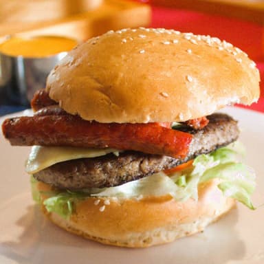 Hamburguesa con Chistorra