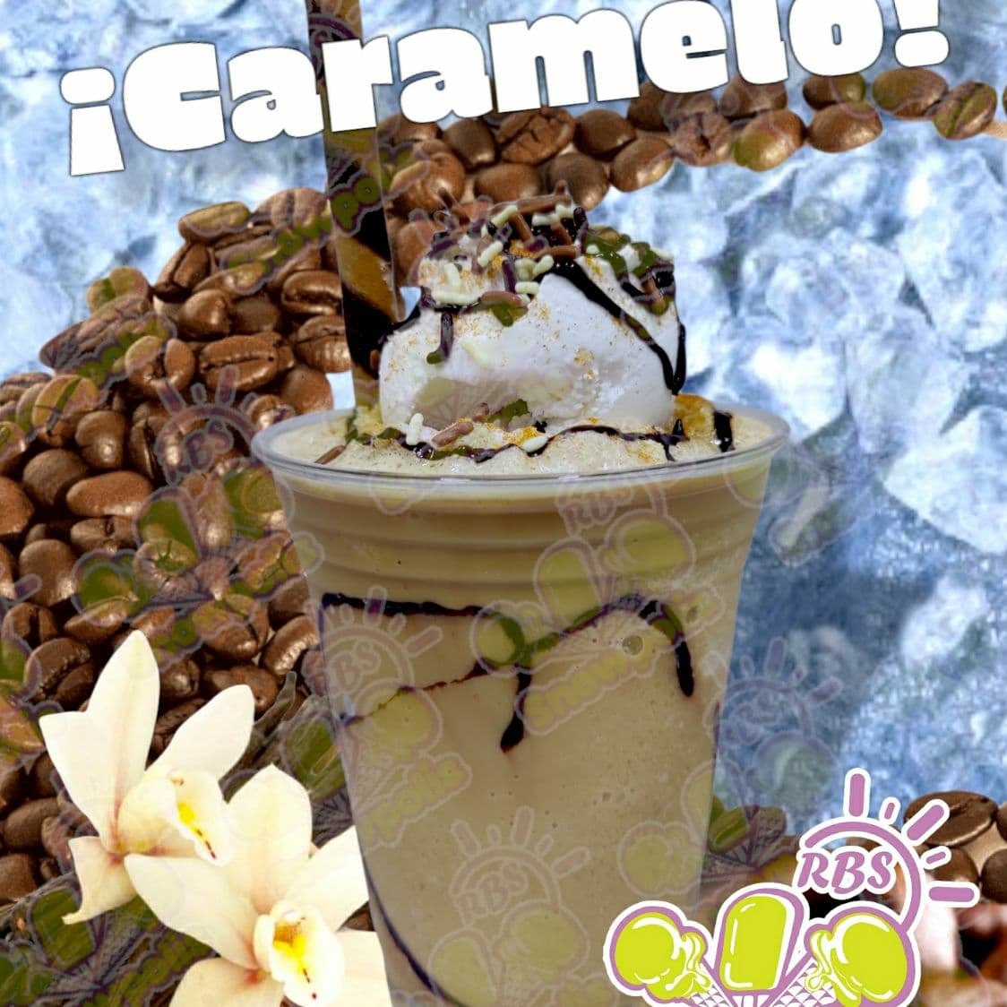 Frappé de café caramelo chico