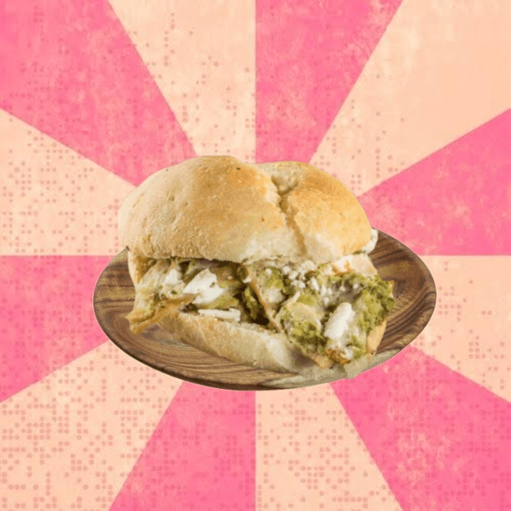 Torta de Chilaquiles Verdes