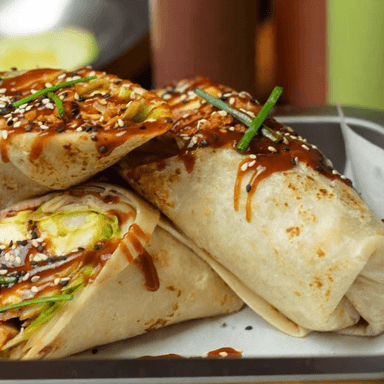 Burrito de chorizo argentino