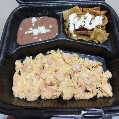 Huevos Revueltos Con Camaron