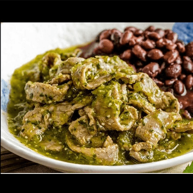 Bistec en Salsa Verde ( Comida Completa)