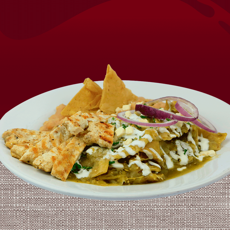 Chilaquiles con Pollo