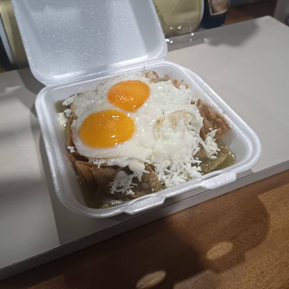 Paquete Chilaquiles Con Huevo Estrellado