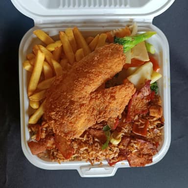 Combo 2, Filet de Pescado Empanizado