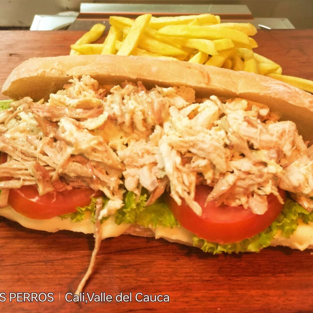Pollo desmechado