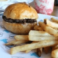 Mini Burger con Papas