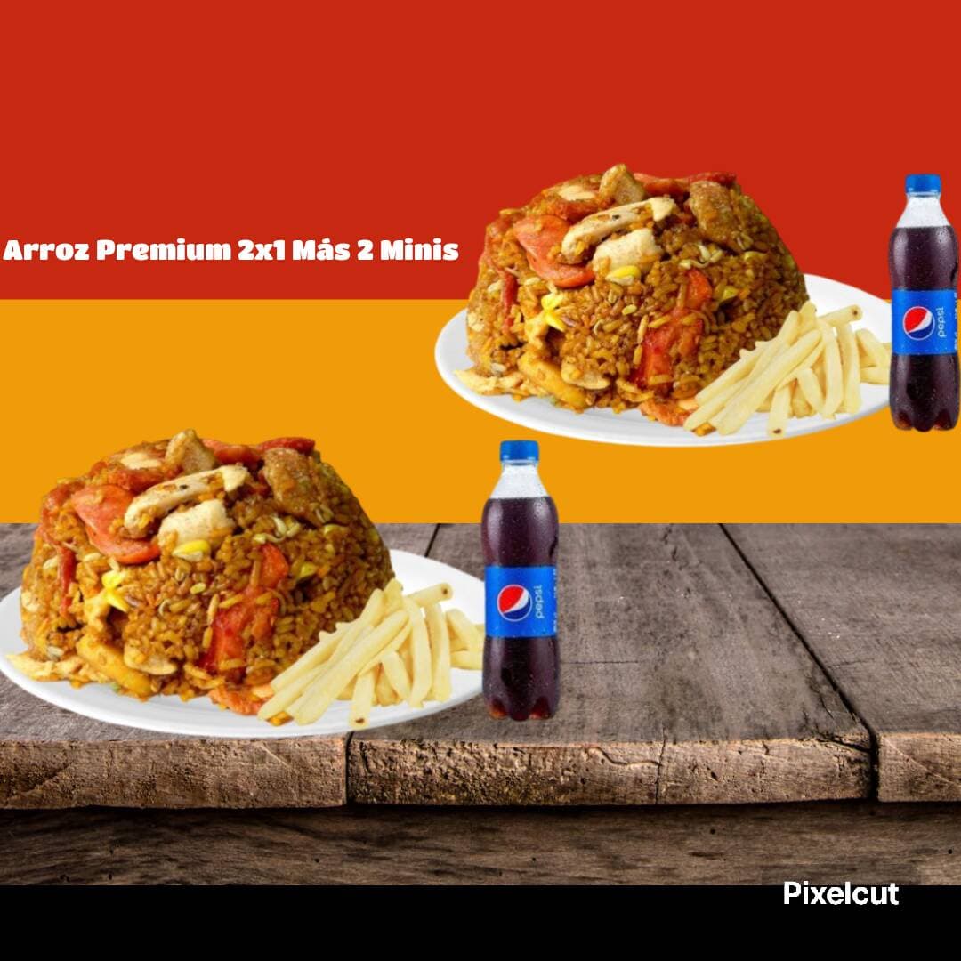 Combo Express Arroz + Papas+Gaseosa