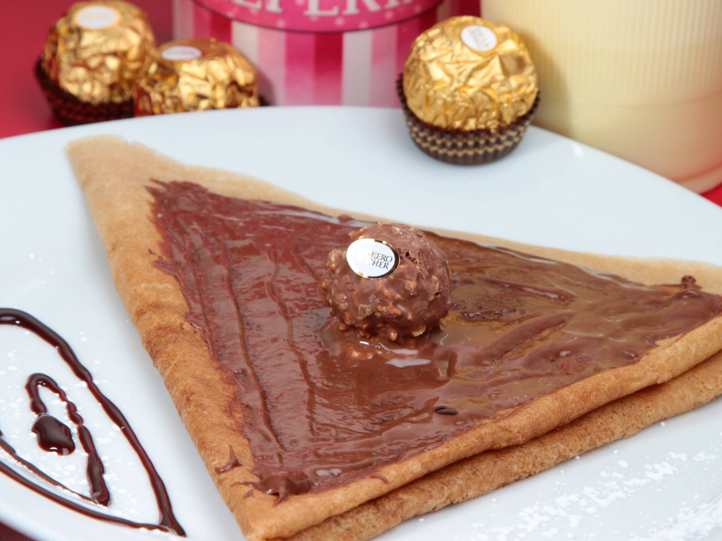 Krepa de Ferrero Rocher