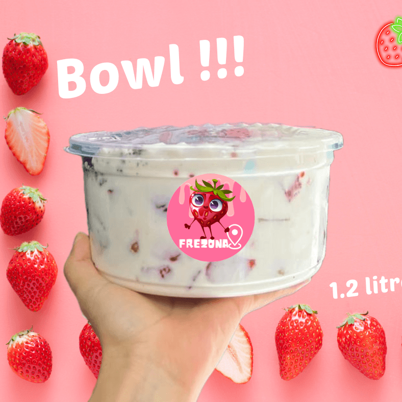 Fresas con Crema Bowl Familiar