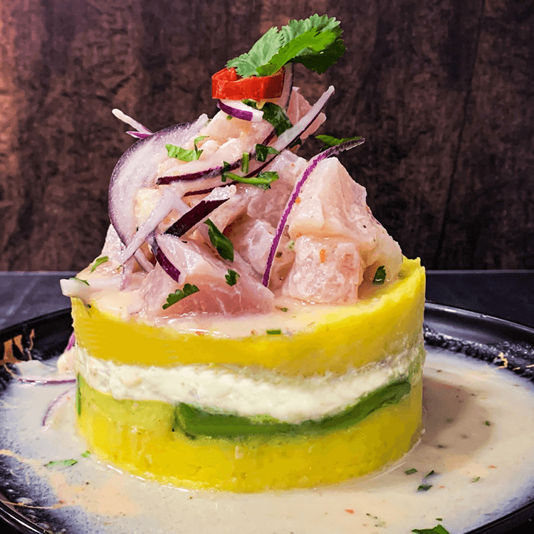 Causa Acevichada + gaseosa