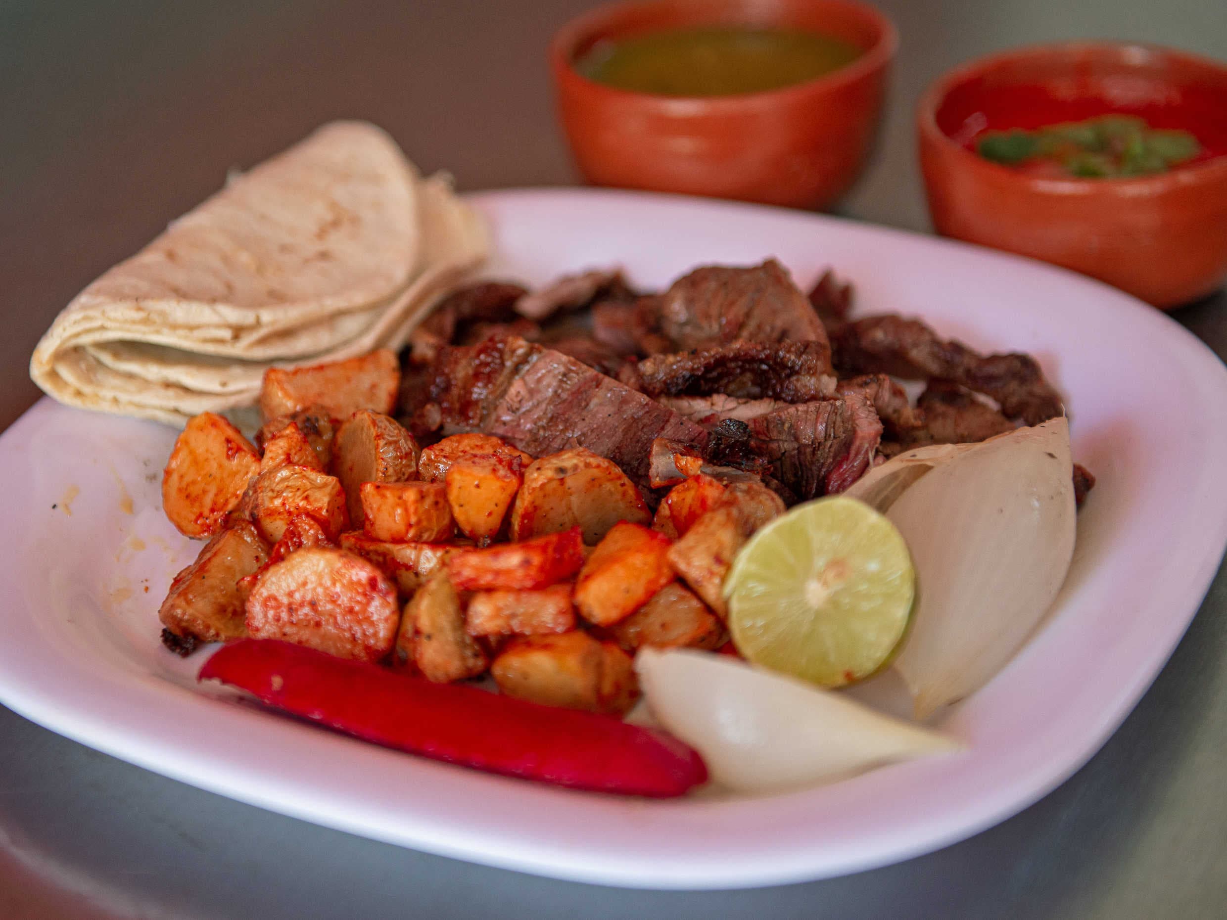 Orden de Carne Asada. Se Pesa en Crudo