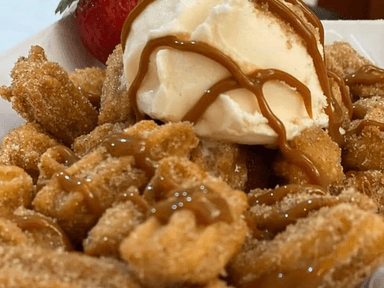 Mini Churros con 1 Ingrediente, Nieve de Regalo