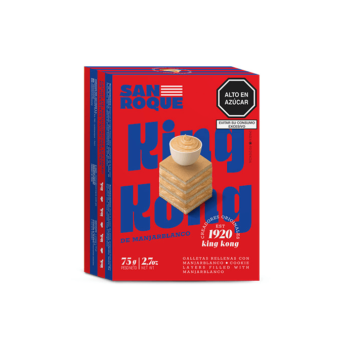 King Kong de Puro Manjar Blanco 75 G