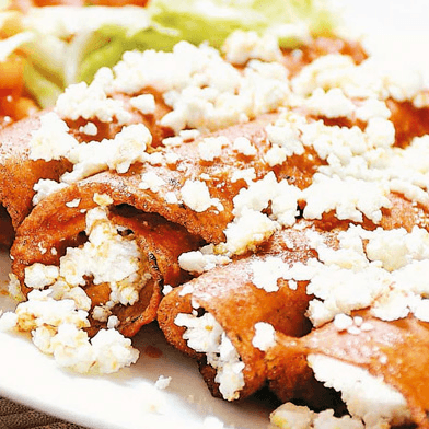 4 Enchiladas Tradicionales de Quesito Fresco