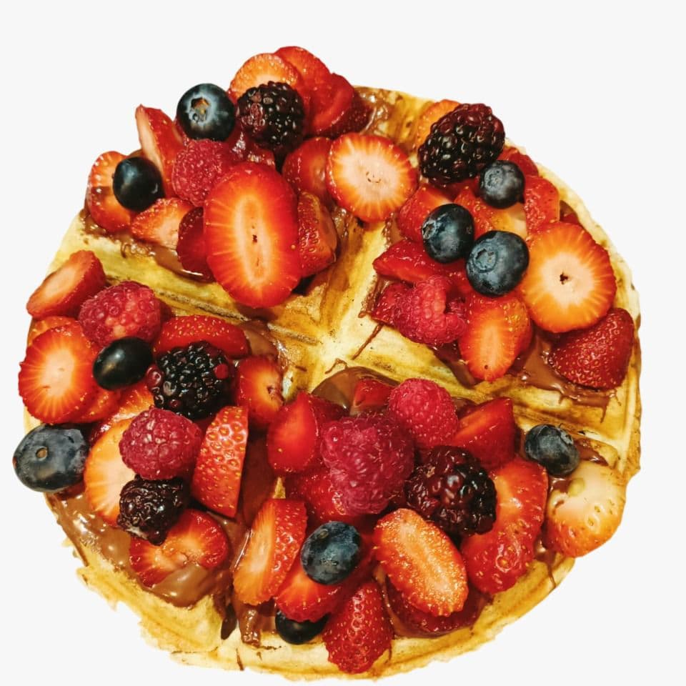 Waffle de Frutos Rojos