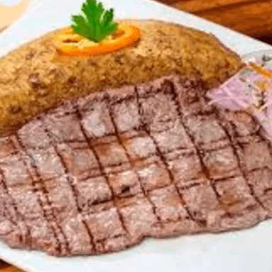 Tacu Tacu con Lomito al Jugo