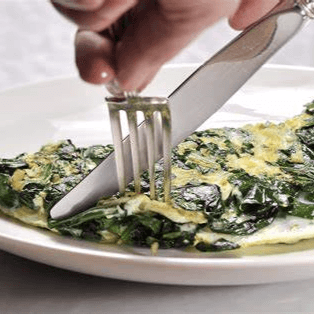Omelette de Espinacas