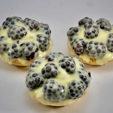 Tartaleta de zarzamoras.