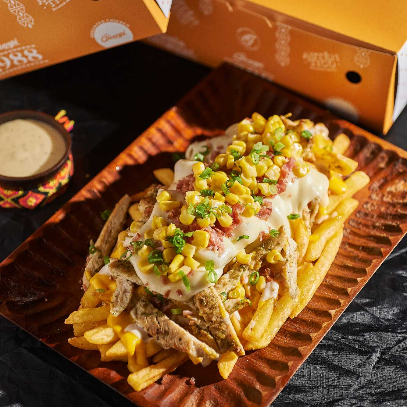PAPAS SUPREME DE POLLO PARRILLA