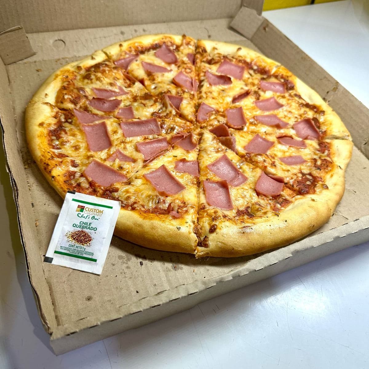 Pizza de jamón