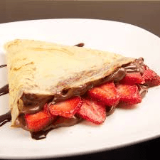 CREPA DE QUESO PHILADELPHIA CON FRESAS NATURALES