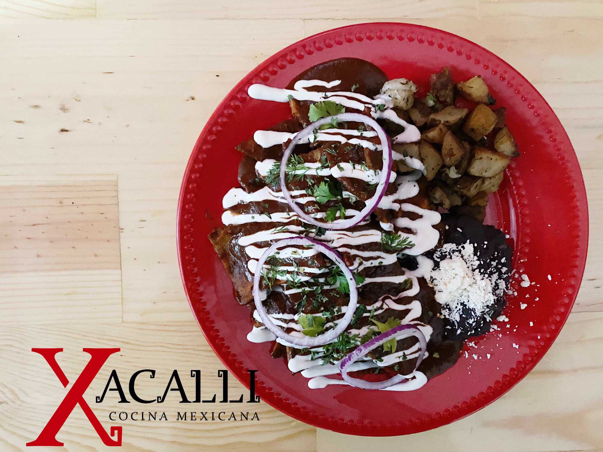 Chilaquiles en Mole