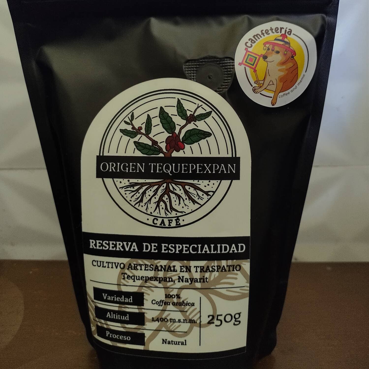 Café Molido Reserva Origen Tequepexpan 250 gramos